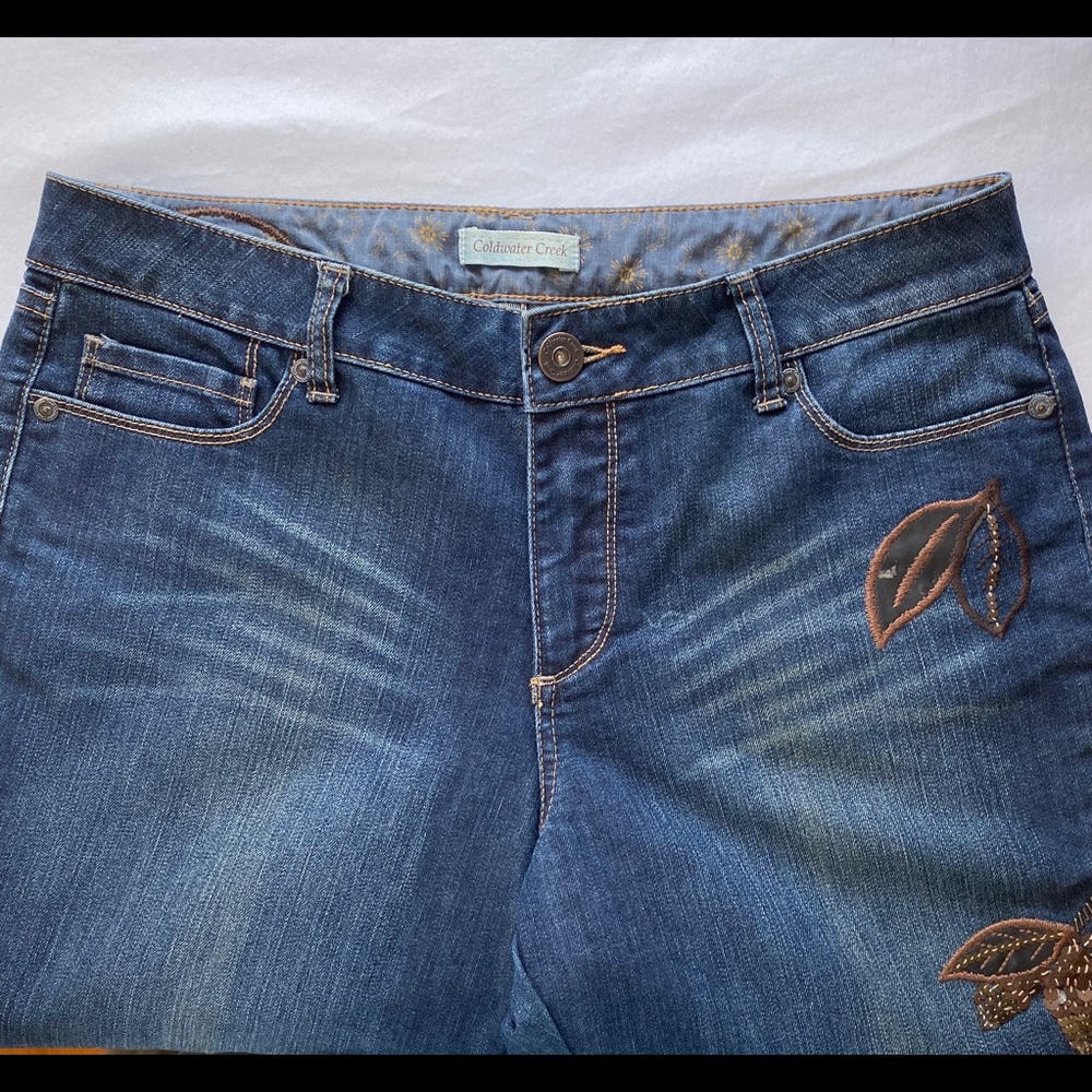 Coldwater Creek exclusive decoration pants size 12
